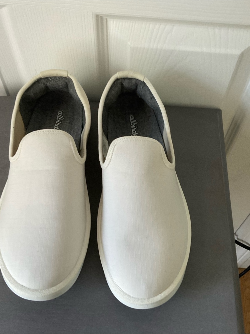 NWOT All Birds Lounger Slip Ons Size 9W Cream Color